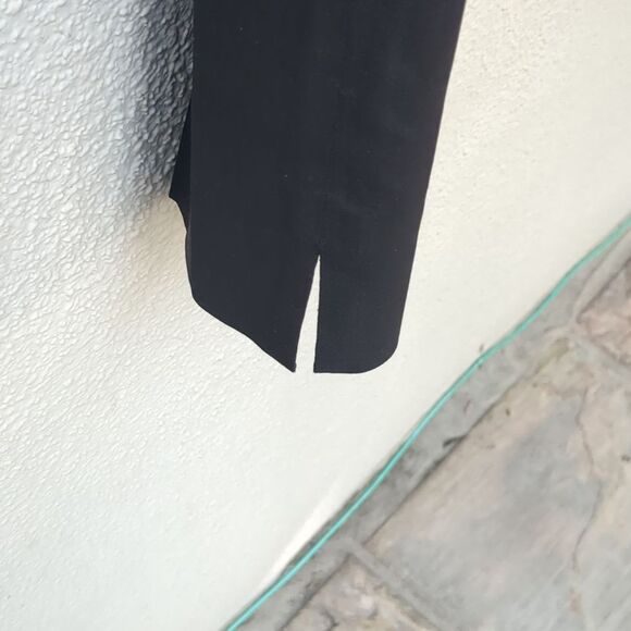 AGNONA Italy High Waist Black flare Leg Wool Silk Trousers Pants  size 30 - Picture 7 of 12